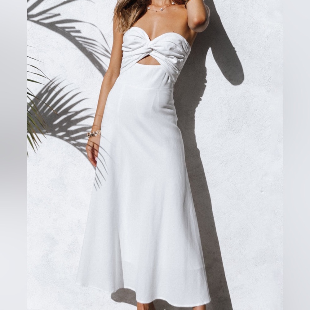 Petal & Pup ROSETTA DRESS - WHITE SIZE 0